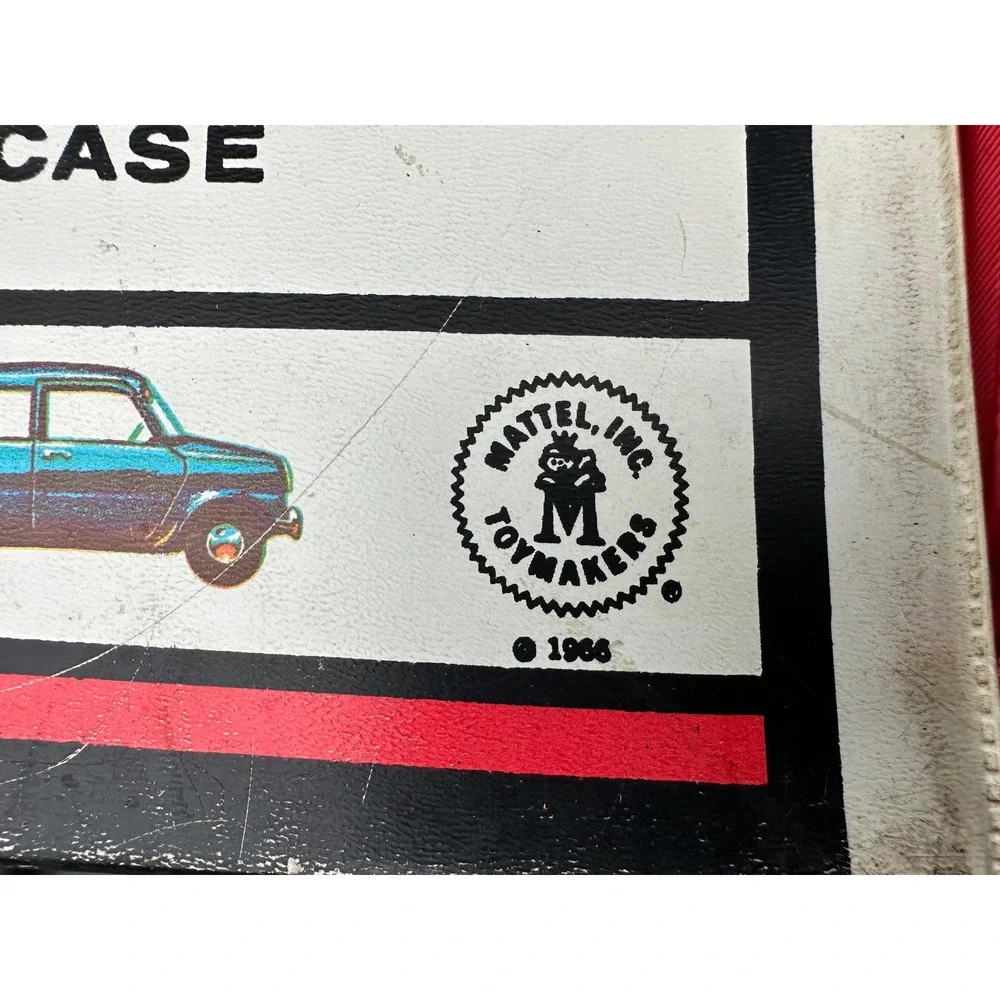 Mattel Miniature Cars Carrying‎ Case Vintage 1966 Matchbox Storage